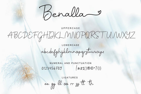 Benalla Font AEN Creative Store 