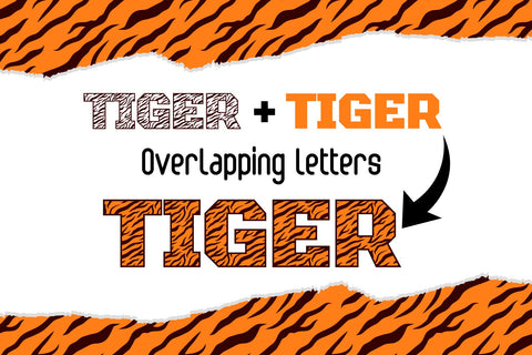 Bengal Tiger Decorative Font Font Fox7 By Rattana 