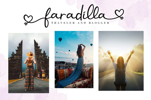 Benilla - Monogram with Script Font Font AEN Creative Store 