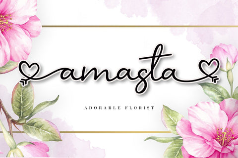 Benilla - Monogram with Script Font Font AEN Creative Store 