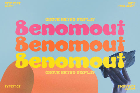 Benomout Typeface Font Storytype Studio 