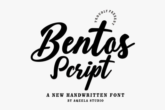 Bentos Script Font azkiyaazka026 