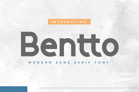 Bentto Font twinletter 