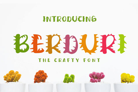 Berduri Font LetterdayStudio 