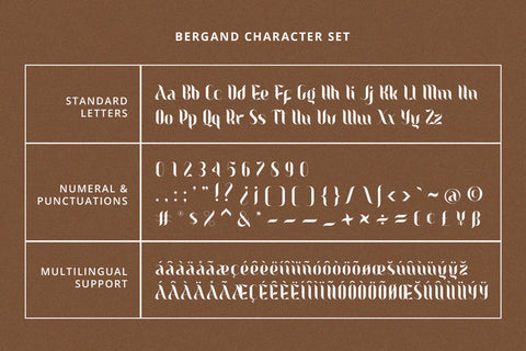 Bergand - Modern Serif Font Font Alpaprana Studio 