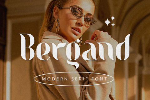 Bergand - Modern Serif Font Font Alpaprana Studio 