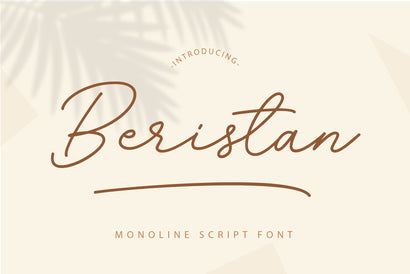 Beristan A Handwritten Script Font Font Balevgraph Studio 