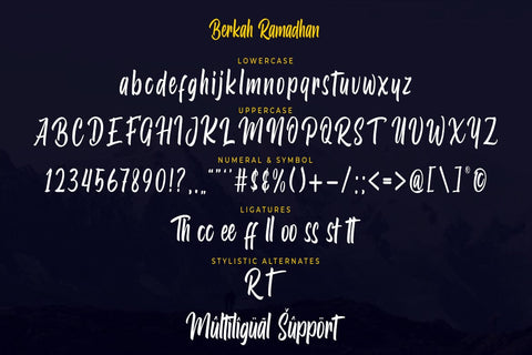 Berkah Ramadhan Font Madatype Studio 