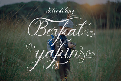 Berkat Yakin Font mahyud creatif 