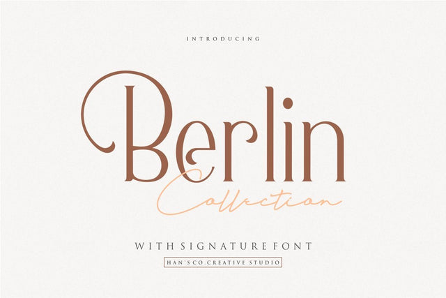 Berlin Font Hans Co 