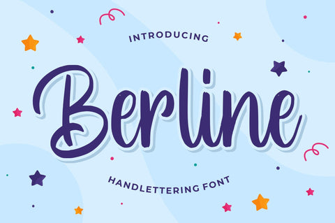 Berline – Handlettering Font Font Good Java 