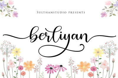 Berliyan Font Sulthan studio 