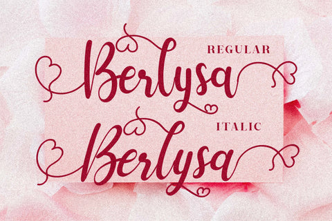 Berlysa Font Letterena Studios 