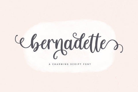 Bernadette | Charming Font Font Jimtype Studio 