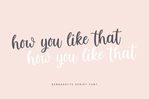 Bernadette | Charming Font Font Jimtype Studio 