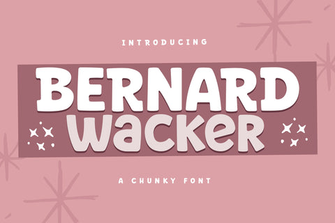 BERNARD WACKER Typeface Font Storytype Studio 