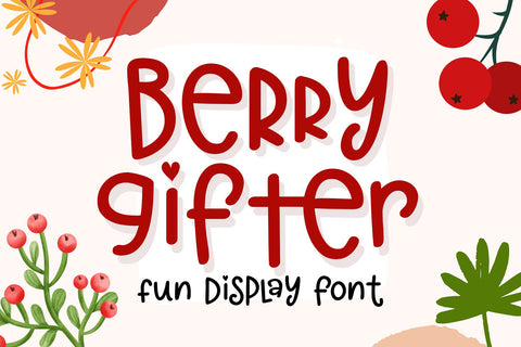 Berry Gifter Font Wildan Type 