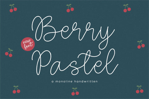 Berry Pastel Font Font Balpirick 