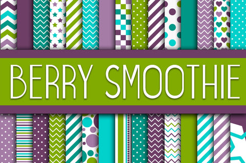 Berry Smoothie Digital Paper Sublimation Old Market 