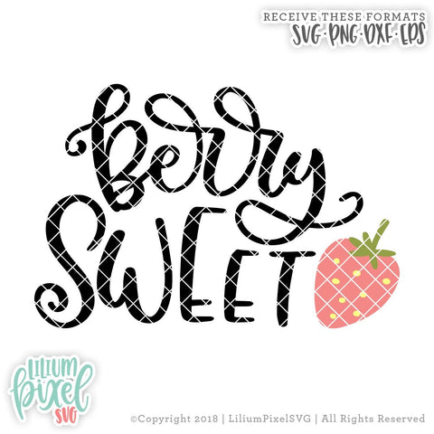 Berry Sweet SVG Lilium Pixel SVG 