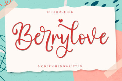 Berrylove Font Afandi Studio 