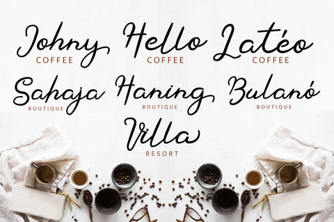 Berthan - Signature Font Font Illushvara Design 