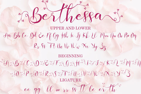 Berthessa Font Prasetya Letter 