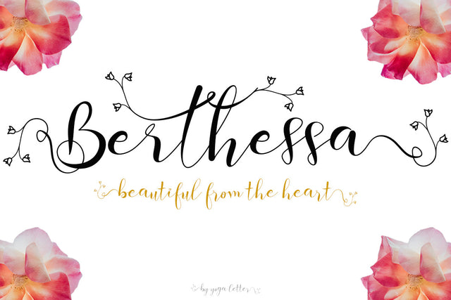 Berthessa Font Prasetya Letter 