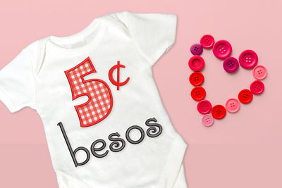 Besos 5 Centavos Applique Embroidery Embroidery/Applique DESIGNS Designed by Geeks 