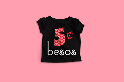 Besos 5 Centavos Kisses 5 Cents SVG Designed by Geeks 