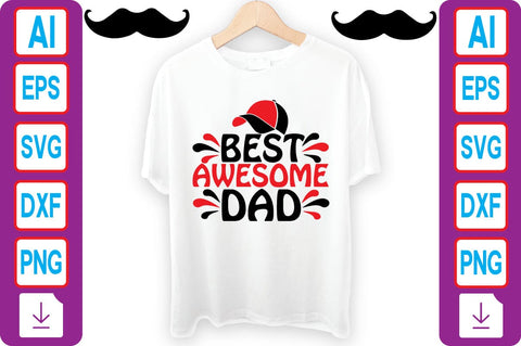 Best Awesome Dad SVG Craftlabsvg24 