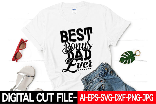 Best bonus dad ever SVG Blessedprint 