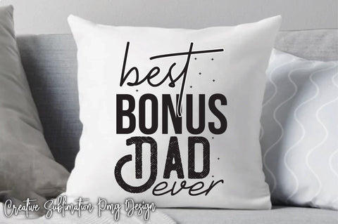 Best Bonus Dad Ever Svg SVG Creativeart88 