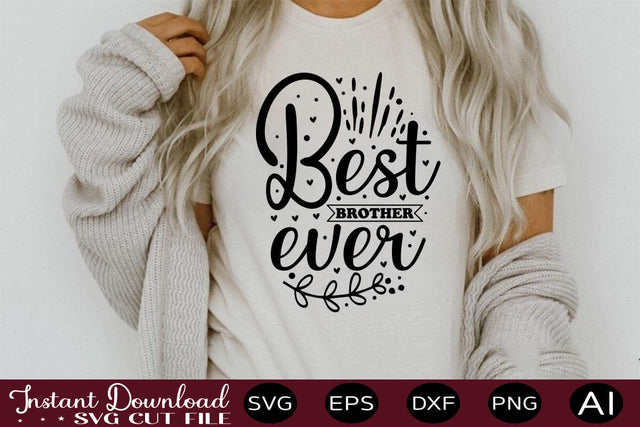 Best Brother Ever SVG SVG designmaster24 