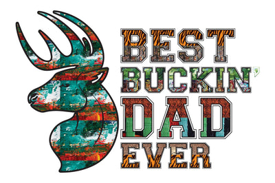 Best Buckin Dad Ever Sublimation Sublimation Jagonath Roy 