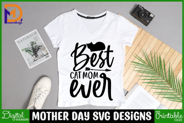 Best cat mom ever Mother SVG Cut File | Mom Mummy Mama Mother Quotes SVG SVG SH_Tee store 