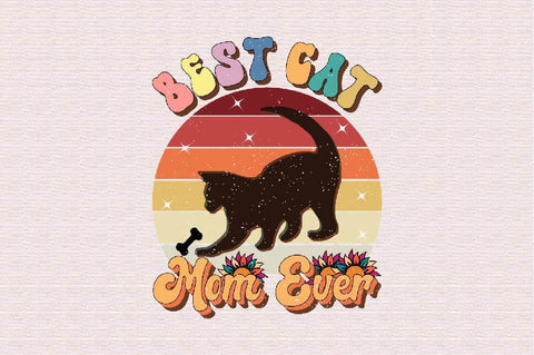 Best Cat Mom Ever Sublimation SVGArt 