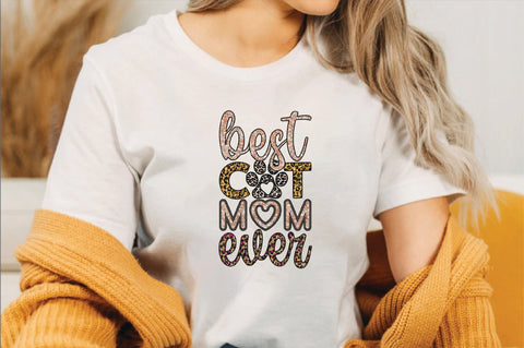 Best Cat Mom Ever Sublimation SVGArt 