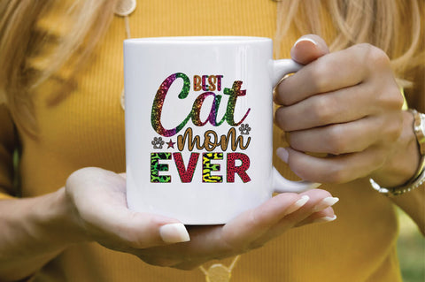 Best Cat Mom Ever Sublimation SVGArt 