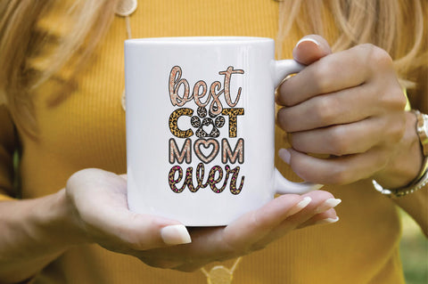 Best Cat Mom Ever Sublimation SVGArt 