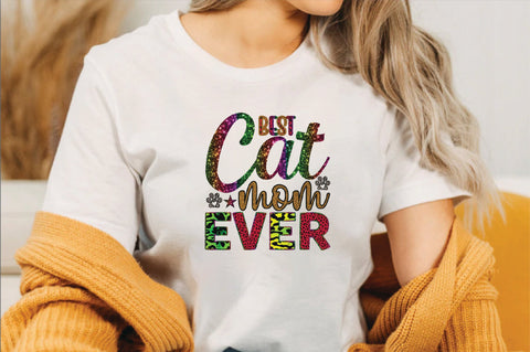 Best Cat Mom Ever Sublimation SVGArt 