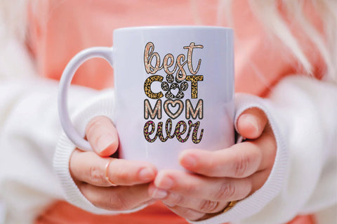 Best Cat Mom Ever Sublimation SVGArt 