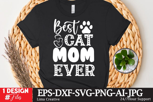 Best Cat Mom Ever SVG Cute File, SVG Insomnia Std 