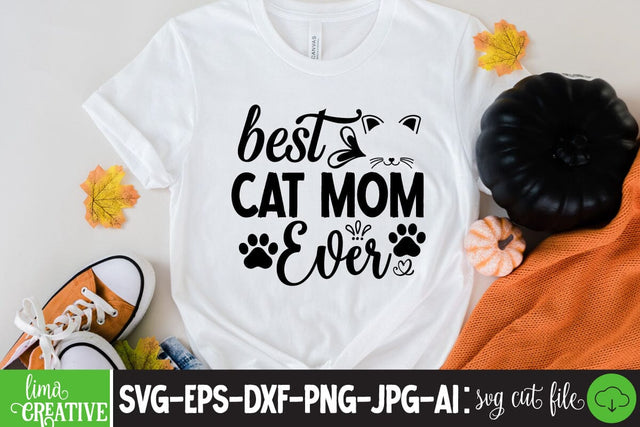 Best Cat Mom Ever SVG Cute File SVG Insomnia Std 