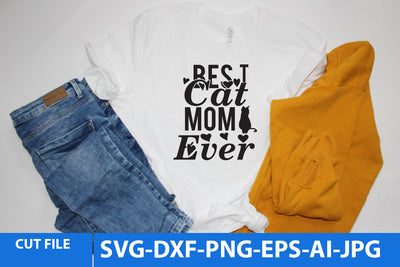 best Cat Mom Ever SVG Design ,best Cat Mom Ever SVG Design SVG BlackCatsMedia 