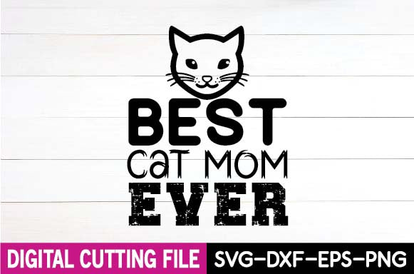 best cat mom ever SVG designer krishna 