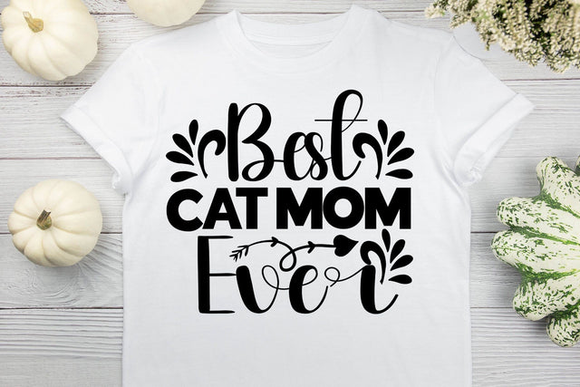 Best Cat Mom Ever SVG MStudio 