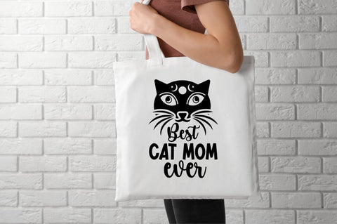 Best cat mom ever SVG SVG DESIGNISTIC 