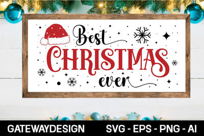 Best Christmas Ever Svg Design SVG designmaster24 