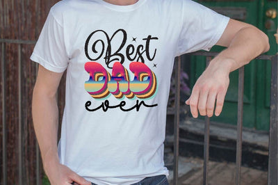 Best Dad Ever Sublimation SVGArt 